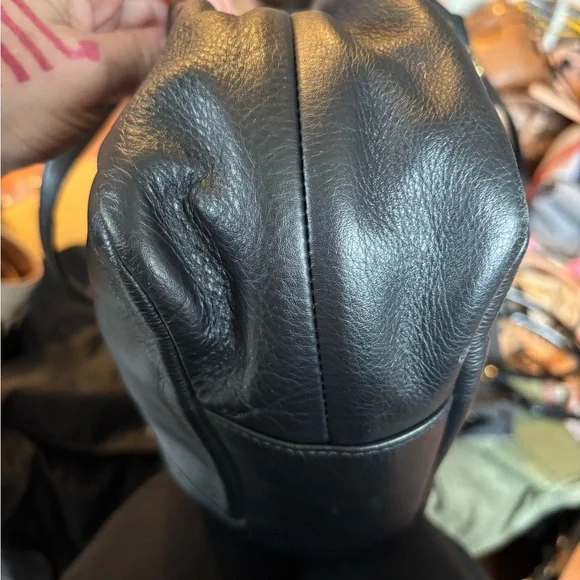 Coach SoHo G1380-F24686 Black Pebbled Leather 3-Compartment Hobo Bag in EUC - Picture 11 of 16